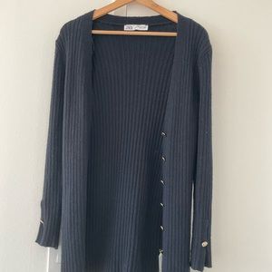Cardigan Zara Navy Blue Never Worn